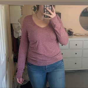 Thin pink/red long sleeve